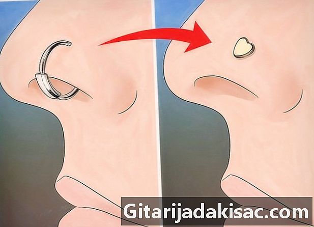 Como remover um piercing no nariz
