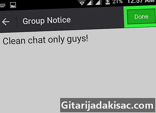 Kuinka lähettää viestin kaikille ryhmän ihmisille WeChatissa Androidilla