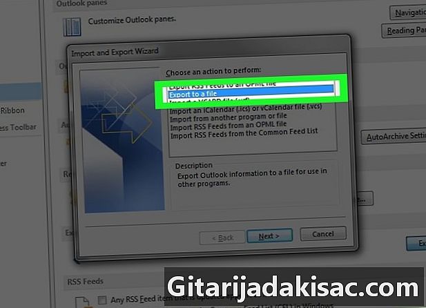 Як експортувати контакти з Outlook 2010