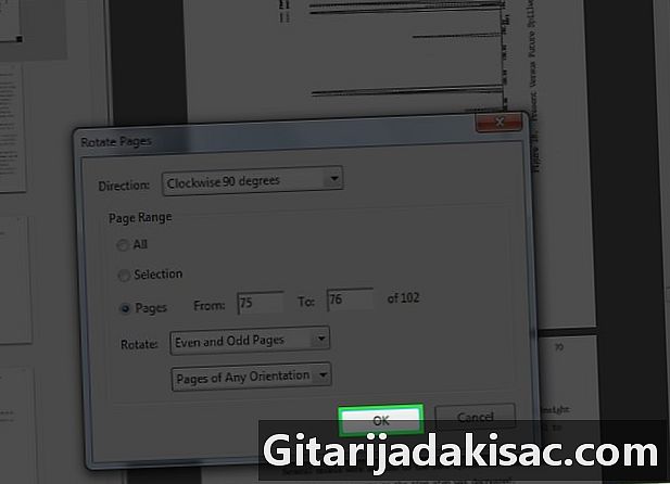 Adobe AcrobatでPDFドキュメントのページを回転させる方法