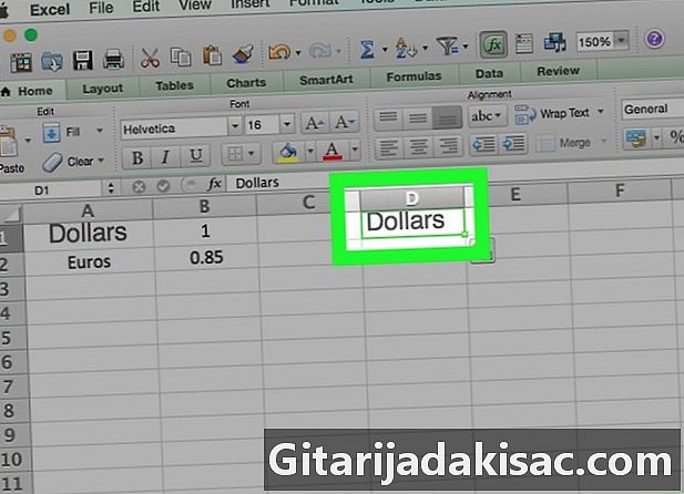 Como fazer um conversor de moeda com o Microsoft Excel