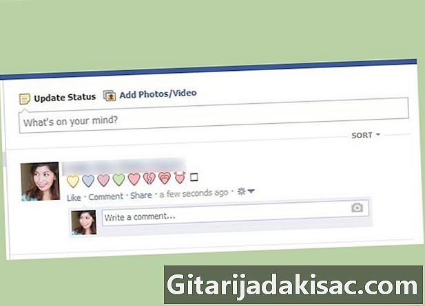 Hvordan lage et hjerte på Facebook