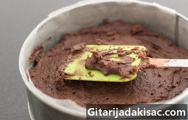 ایک ابلی ہوئے چاکلیٹ کیک بنانے کا طریقہ