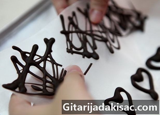 Cara membuat renda coklat