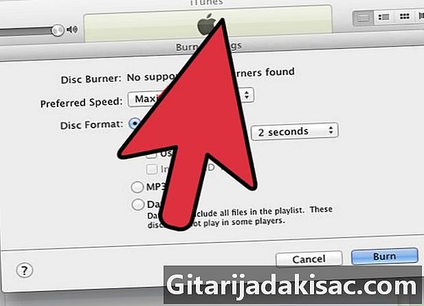 Kako zapisati CD z Mac OS X