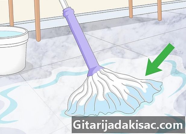 איך לשטוף רצפות שיש