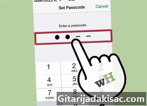 Jak vložit heslo do iPhone