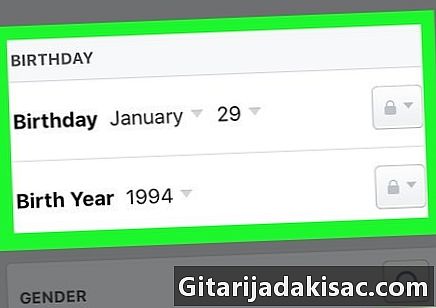Facebookで生年月日を変更する方法