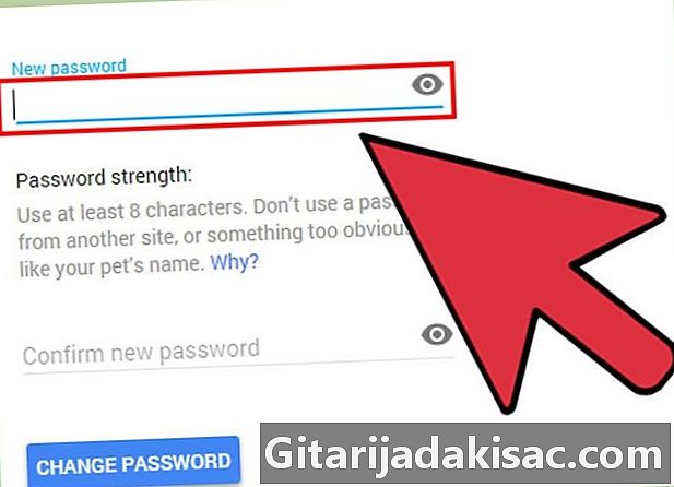 Cách thay đổi mật khẩu của bạn