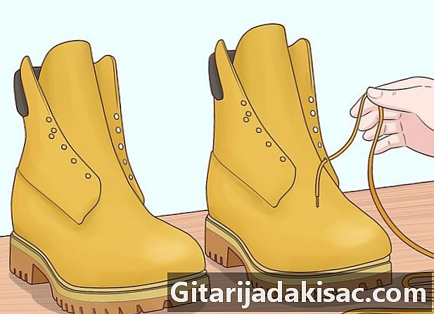 Cara membersihkan sepatu Timberland